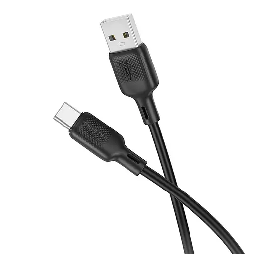 Дата кабель Borofone BX113 Lenny USB to Type-C 3A (3m) Black - фото 2