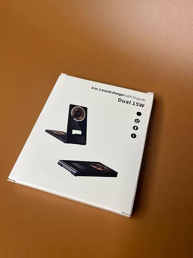 Зарядний пристрій бездротовий Qi 3-in-1 Magnetic Wireless Charger JYD-WC166 - фото 5