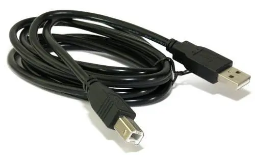 Кабель USB 2.0 AM – USB BM, 1.8 м, черный, Extradigital (KBU1620) - фото 1