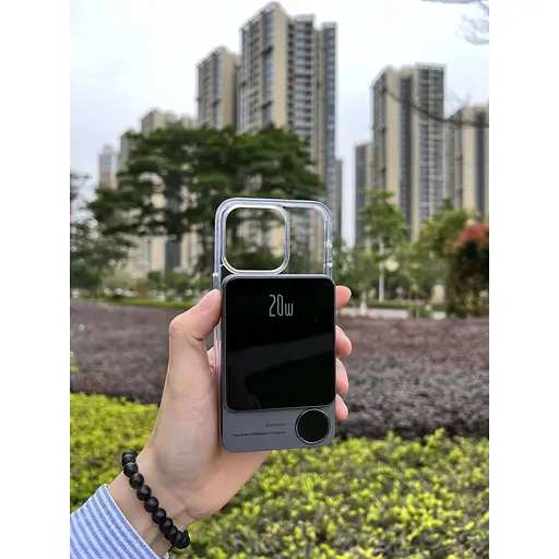 Повербанк MagSafe Power Bank Q9 бездротовий з бездротовою зарядкою для iPhone 10000 mAh 20W Green - фото 8