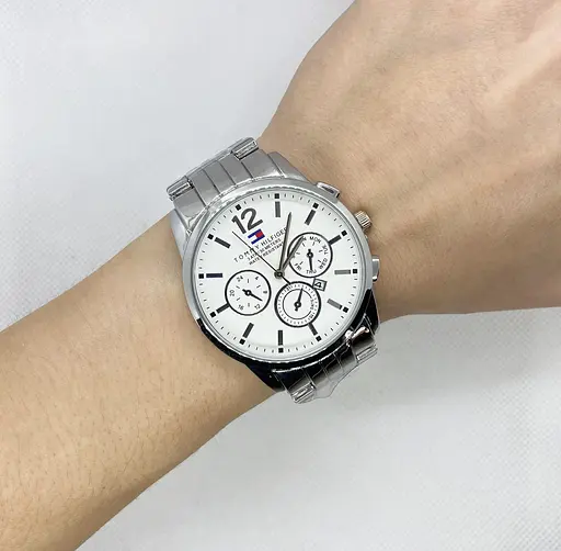 Наручний годинник чоловічий Clockhouse Tommy Hilfiger Сріблястий (IBW743SO) - фото 5