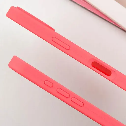 Чехол Epik Silicone Case Full Protective AA для Apple iPhone 16, 6.1 Арбузный/Watermelon red - фото 4