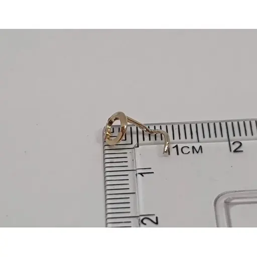 Золота сережка-пірсинг Dear в ніс Dear. 1049.1 - фото 6