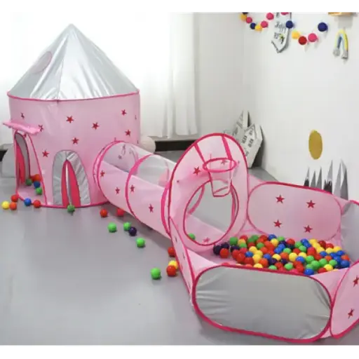 Детская палатка с туннелем и сухим бассейном - фото 3