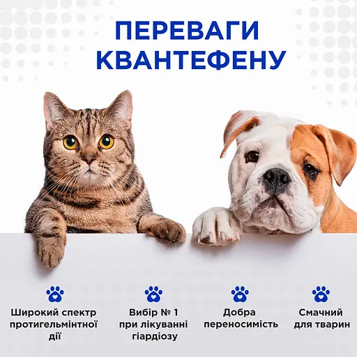 Таблетки антигельмінтні ModeS Kvantefen для котів та собак малих порід 4 шт. - фото 6