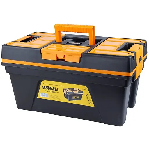 Ящик для інструменту Sigma зі знімною кришкою 460×246×246мм 7403701 - фото 1