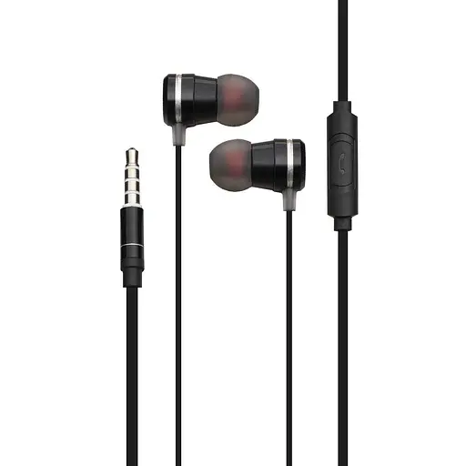 Проводные наушники Hoco M16 Ling Sound, 3.5mm, 1.2m, Чёрный - фото 2