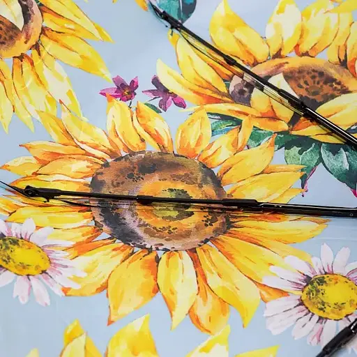 Зонтик Yiwu HP-23-14Y механический складной 100 см желтый - фото 8