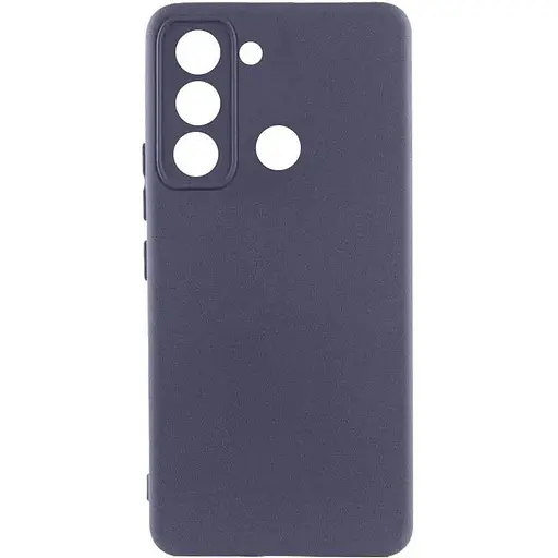 Чехол Lakshmi Silicone Cover Full Camera (AAA) для Tecno Pop 5 LTE Серый / Dark Gray