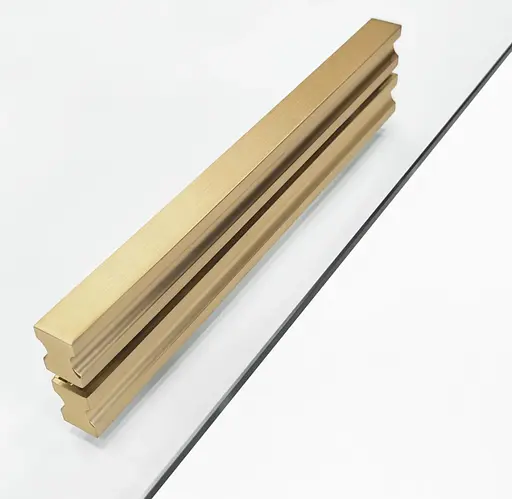 Душова кабіна Rea Montana 80x100 brashed gold REA-K6635, Універсальна, прозорий, золотий - фото 6