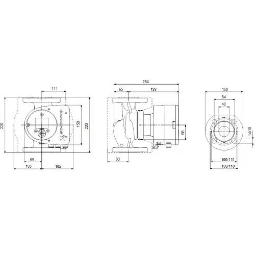 Циркуляционный насос Grundfos Magna3 40-40 F 220 (97924266) - фото 2