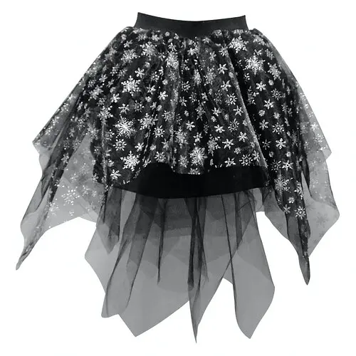 Спідниця Сніжинка чорна S - фото 1