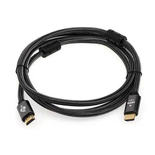 Кабель HDMI-HDMI Atcom Premium Ver 2.1, 4К, 1м, Black - фото 2