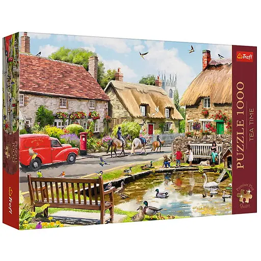 Пазл Trefl Час чаювання: Літо у місті 1000 ел. (10808) - фото 1