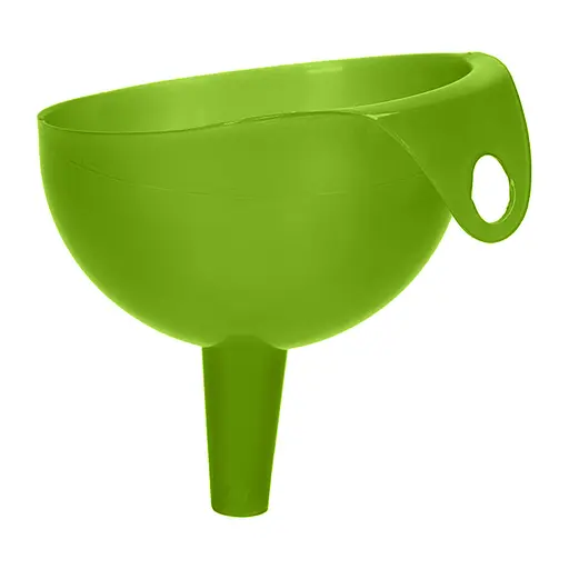 Лейка сливная воронка пластмассовая на банку Зеленый 84668 - фото 7
