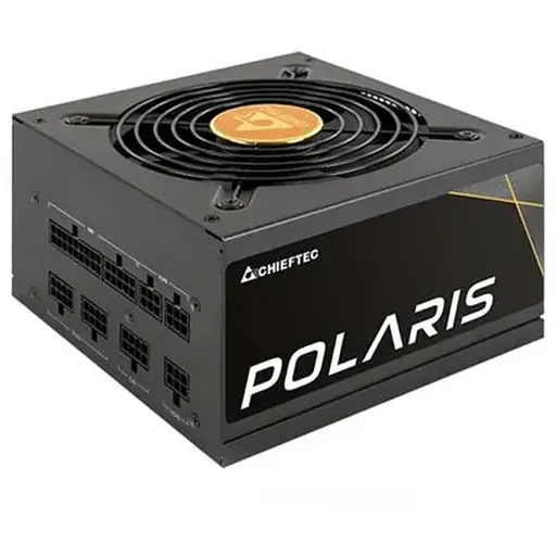 Блок питания 650 Вт, Chieftec POLARIS, Black, модульный, 80+ Gold, Active PFC, 12 см, 3xMolex/6xSATA/4x6+2-pin/1x20+4-pin/2x4+4-pin, защита AFC/OCP/OPP/OTP/OVP/SCP/SCP. (PPS-650FC)