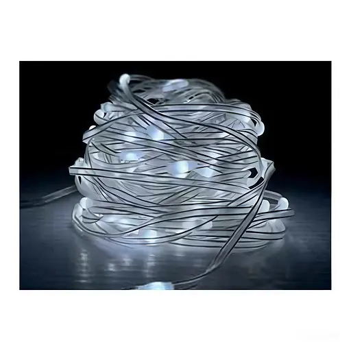 Гірлянда вулична світлодіодна Horoz Electric Fairy-20, 2W/m, IP65, 7000К