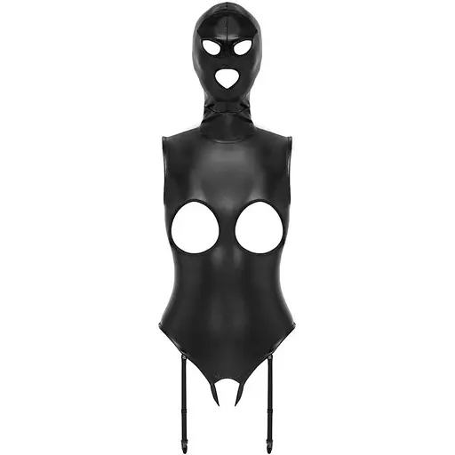 Костюм БДСМ Bad Kitty Naughty Toys Body With Head Mask L чорний