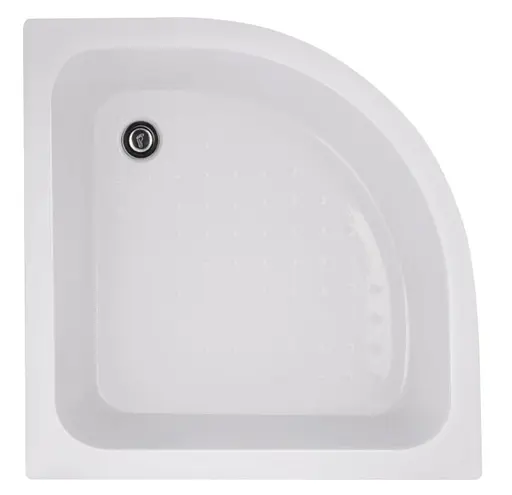 Набор Lidz Душевая кабина Latwa SC80x80.SAT.MID.GR полукруглая, стекло тонированное 4 мм + Душевой поддон Kapielka ST80x80x26, с панелью - фото 8