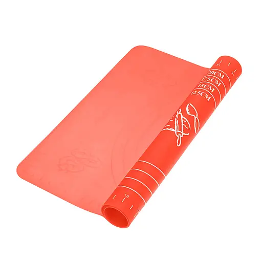 Килимок силіконовий для розкачування тіста, випічки та заморожування напівфабрикатів 25х35 см, A-plus Червоний 84613 - фото 9