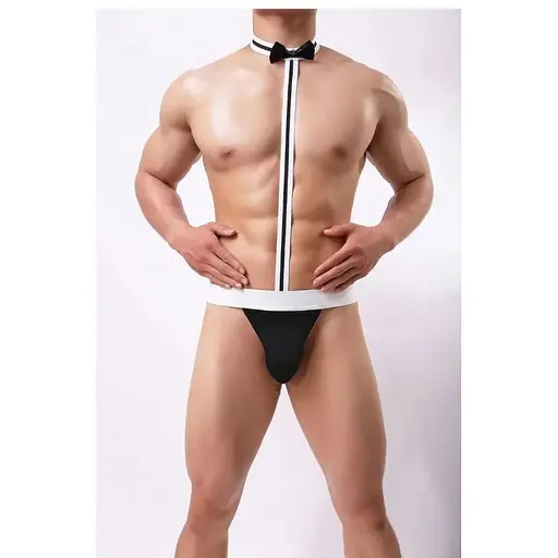 Трусики-метелик чоловічі One size Чорний K0023-1