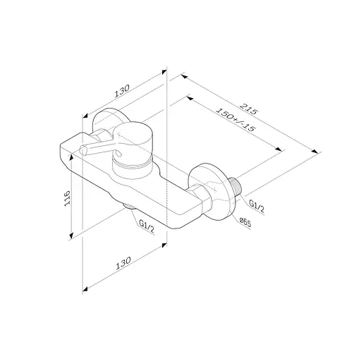 Смеситель для душа AM.PM X-Joy S (F85B20022) - фото 9