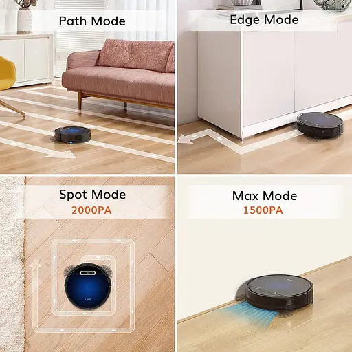 Робот-пилосос iLife B5 Max для сухого та вологого прибирання 2000 па 600 мл - фото 9