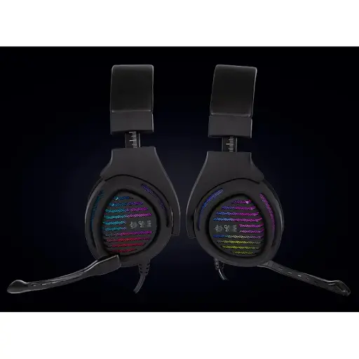 Комп'ютерна аудіо гарнітура Tracer Gamezone Aligator RGB Rainbow LED (TRASLU46466) - фото 2