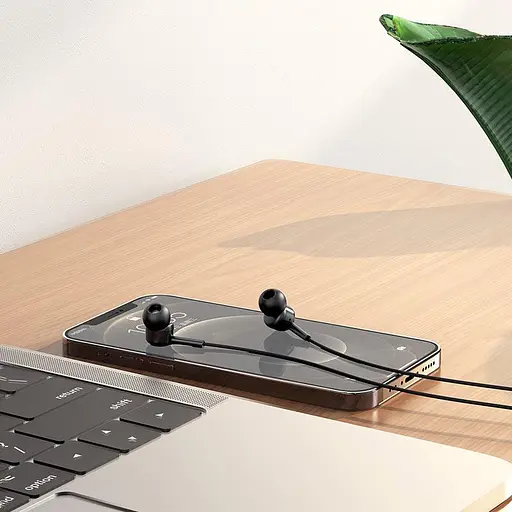 Наушники Hoco M82 La musique universal earphones with mic черные - фото 2