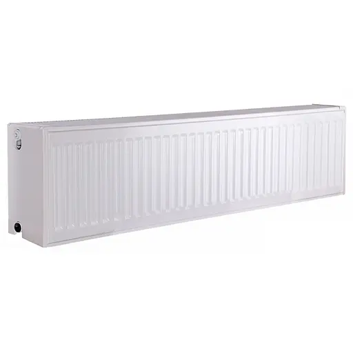 Радіатор сталевий панельний Kalite 33 низ/справа 300x1200 (без INNER) 000022655, Білий - фото 1