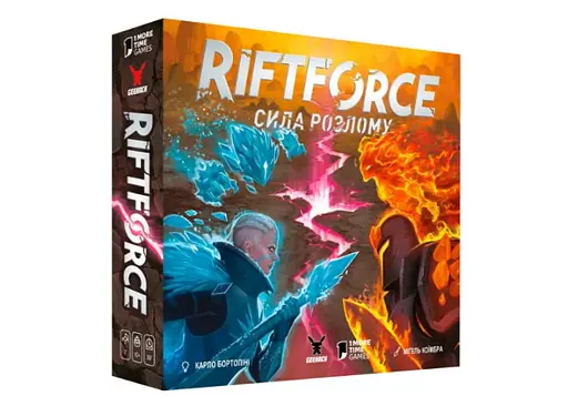 Настольная игра Geekach Games Riftforce. Битва стихий (Riftforce) (укр.) (GKCH069RF)