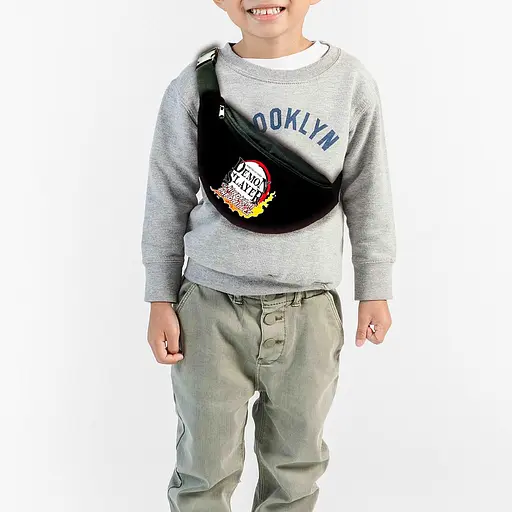 Сумка-бананка дитяча Клинок, що розсікає демонів, Аніме 32х15см, через плече для хлопчика (00293)