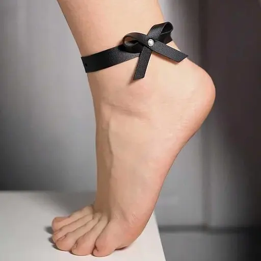 Жіночі браслети з бантиками на ноги SV Leather Ankle 2шт. - фото 3