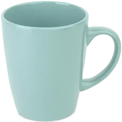 Чашка керамічна Well Done 350 мл бірюзова (WD-5020G) - фото 1