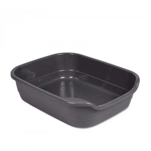 Туалет Природа Comfort L для кошек 49х39х15 см (серый) - фото 4