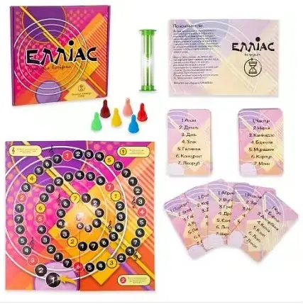 Настільна гра Елліас, розважальна, Стратег (українською)