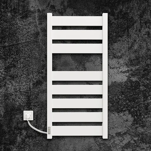 Електрична рушникосушарка Kosser Волс 1000x500 EL тайм. білий ДВЛ02ELW, Білий матовий, Ліве - фото 2