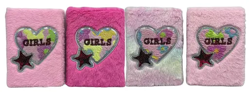 Блокнот Серце-Girls, А5, 80 аркушів, клітинка, м’яка обкладинка (В асортименті) - фото 2