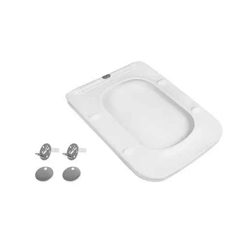 Сиденье для унитаза Qtap Kalao с микролифтом Slim QT08991213AW, Белый - фото 5