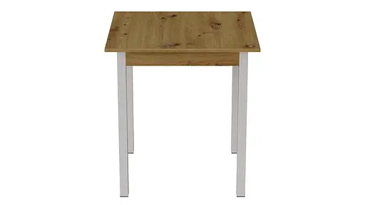 Стіл кухонний Ferrum-decor Дієго 75x80x80 Білий ДСП Дуб Артізан 16мм (FRD-105711) - фото 4