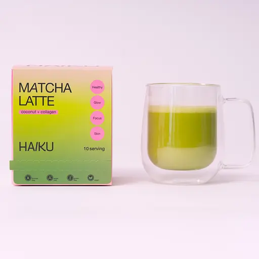 Чай матча-лате Haiku з кокосовим молоком та колагеном (10 шт в упаковці) - фото 2