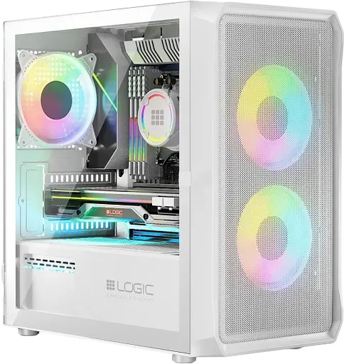 Корпус Logic Portos ARGB Mini White (AM-PORTOS-20-0000000-0002)