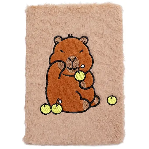 Блокнот плюшевий ZiBi Kids Line Capybara 2 А5 80 аркушів у клітинку, дизайн в асортименті (ZB.700016) - фото 10