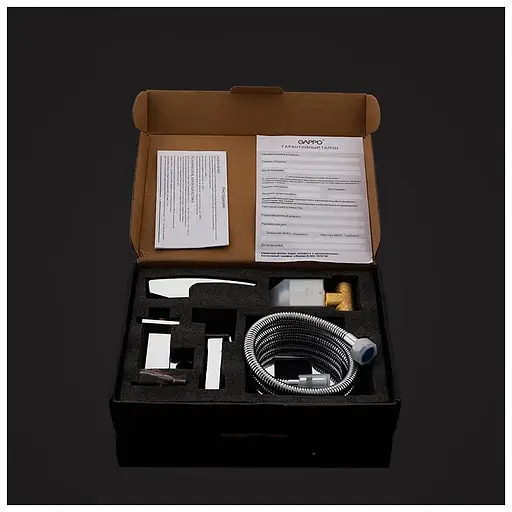 Набір гігієнічного душу прихованого монтажу Gappo G7207, хром, Хром - фото 6