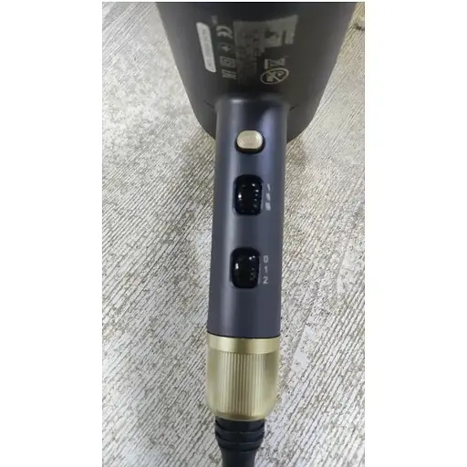 Фен для сушки укладки волос Grunhelm GHD-596G маленький дорожный мини компактный 1800 Вт синий - фото 6