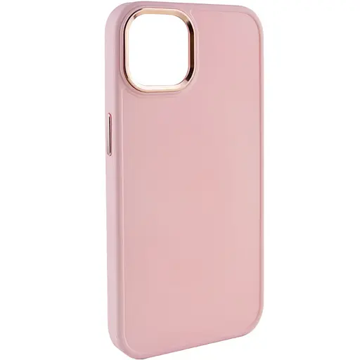 Чохол Epik TPU Bonbon Metal Style для Apple iPhone 12 Pro/12, 6.1 Рожевий/Light pink