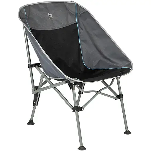 Стілець розкладний Bo-Camp Deluxe Extra Compact Anthracite чорний з сірим (1204749) - фото 1