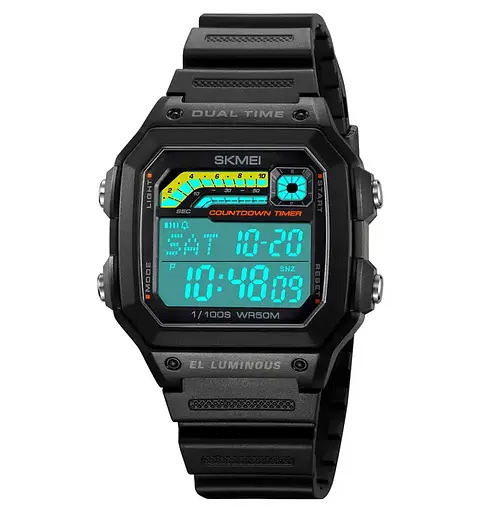 Часы мужские наручные Skmei 2307 (Черный) - фото 3