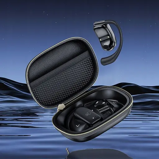 Беспроводные TWS наушники Hoco EA2 открытые |BT5.3, 60/390mAh, 6h| black - фото 3