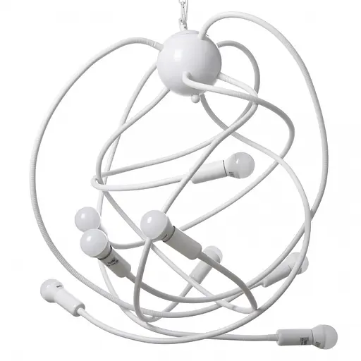 Люстра подвесная Brille E14 40W WH (BL-423S/8) - фото 7